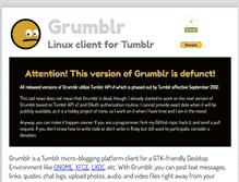 Tablet Screenshot of grumblr.org